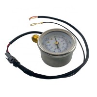 Stainless steel case and brass internal cng gas pressure gauge