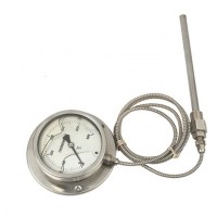 Stainless steel capillary tube industrial temperature thermometer