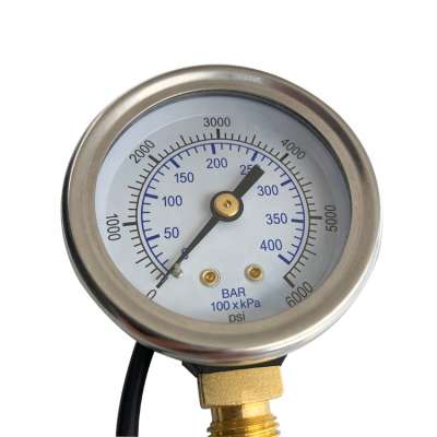 5V/12V car cng pressure gauge with stainless steel case