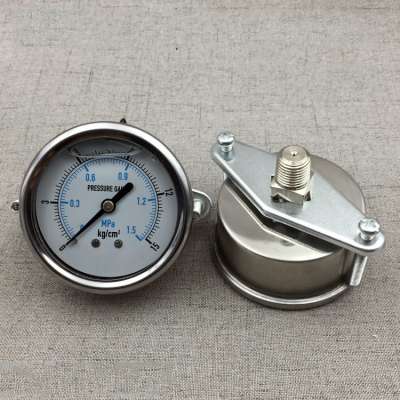 Measuring instrument stainless steel electric contact bimetal thermometer