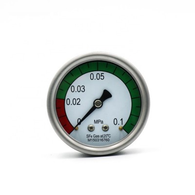 High quality SF6 gas pressure gauge with electric contact